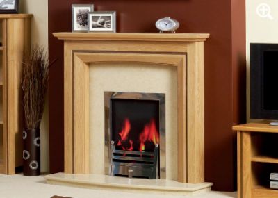 Matlock Petite Fireplace with Inlay