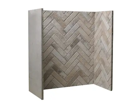 Click Here To Enlarge This Photo Of ICED GREY HERRINGBONE CHAMBER