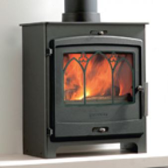 Click Here To Enlarge This Photo Of Portway 1 Contemporary - Multi Fuel Stove